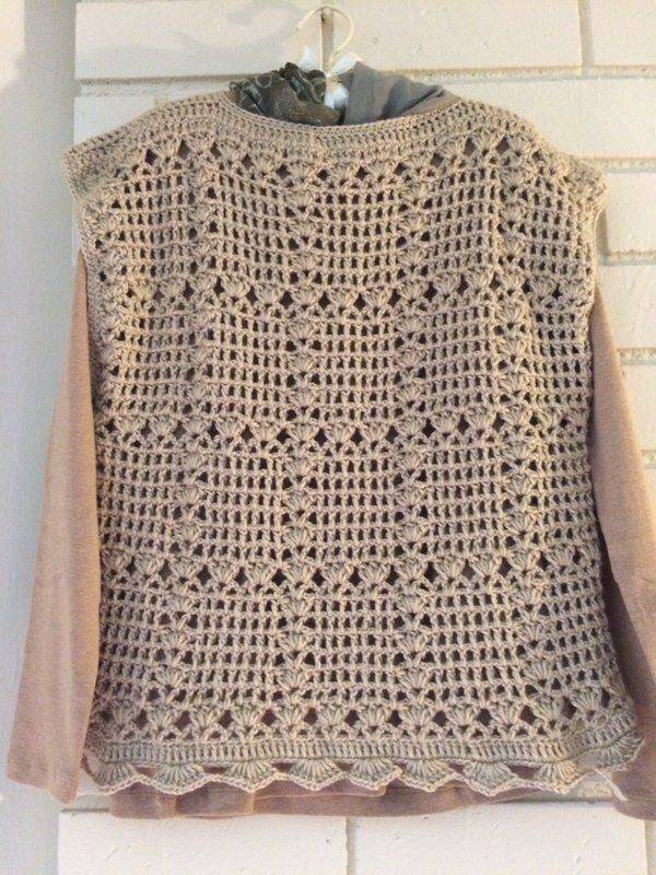 blusas de crochê