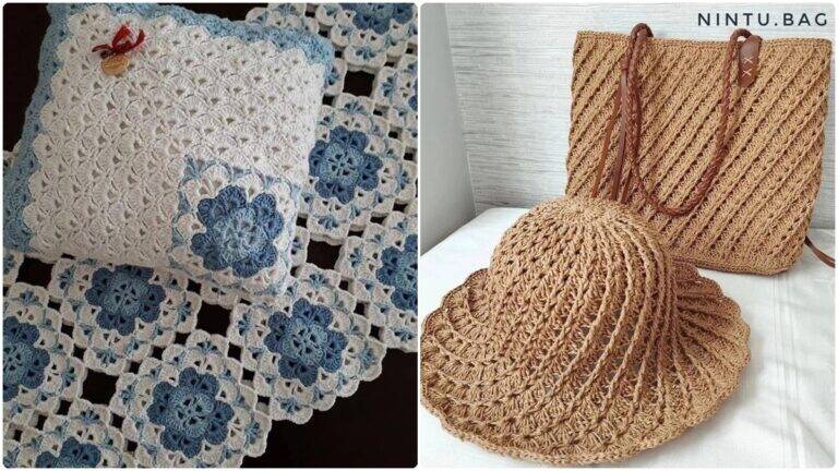 DIY de Crochê Moderno: Decoração e Acessórios que Vão te Encantar!