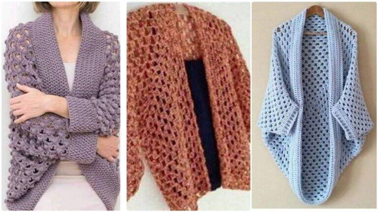 Cardigãs de Crochê: Elegância e Estilo Feito à Mão Para Todas as Estações!