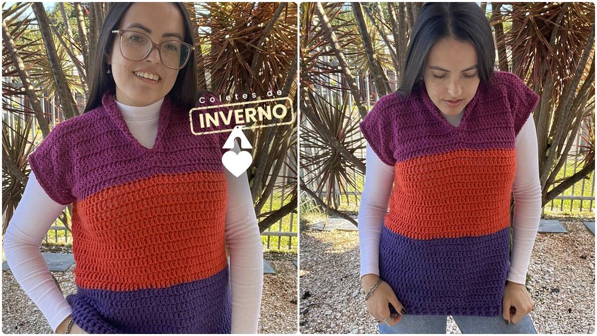 Colete de Crochê Baska: Um Modelo Lindo e Confortável!