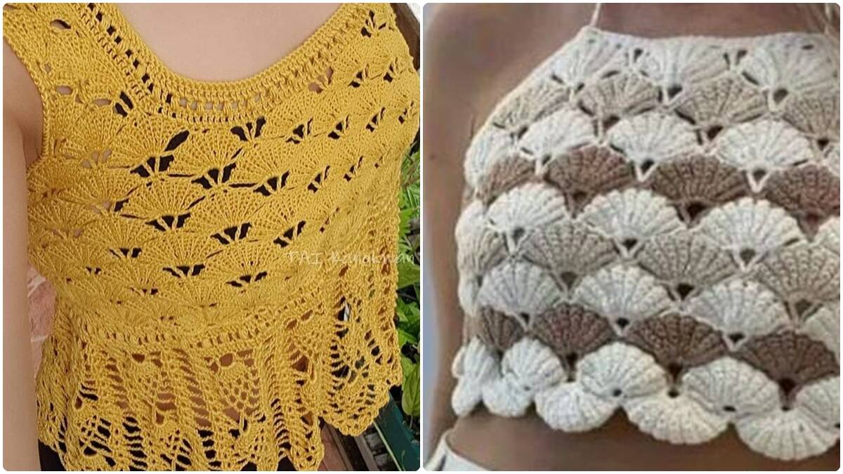 Croppeds de Crochê: Charme que Encanta e Transforma Qualquer Look!