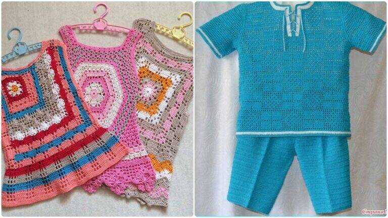 Moda Infantil em Crochê: Delicadeza e Criatividade Que Aconchegam!