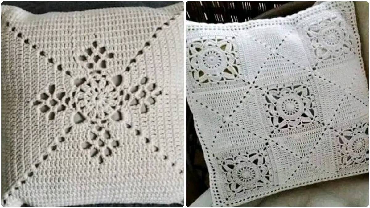 12 Almofadas de Crochê: Decoração com Charme que Vende Muito!