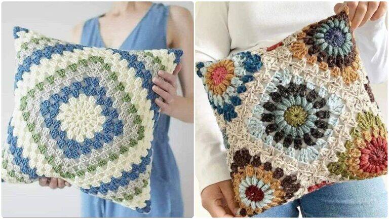 15 Almofadas de Crochê que Vão Transformar a Sua Decoração!