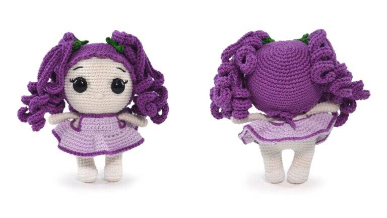 Amigurumi da Boneca Uva: Crie Essa Boneca Fofa e Charmosa!