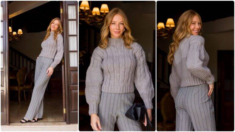 Blusa de Tricô Amiga: Crie Uma Peça Elegante e Confortável!