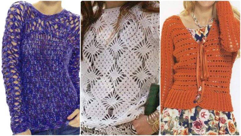 Blusas de Crochê em Todas as Estações: Charme que Encanta!