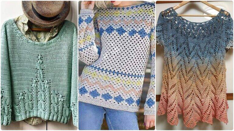 17 Blusas de Crochê que Encantam: Estilo, Arte e um Toque Feito à Mão!