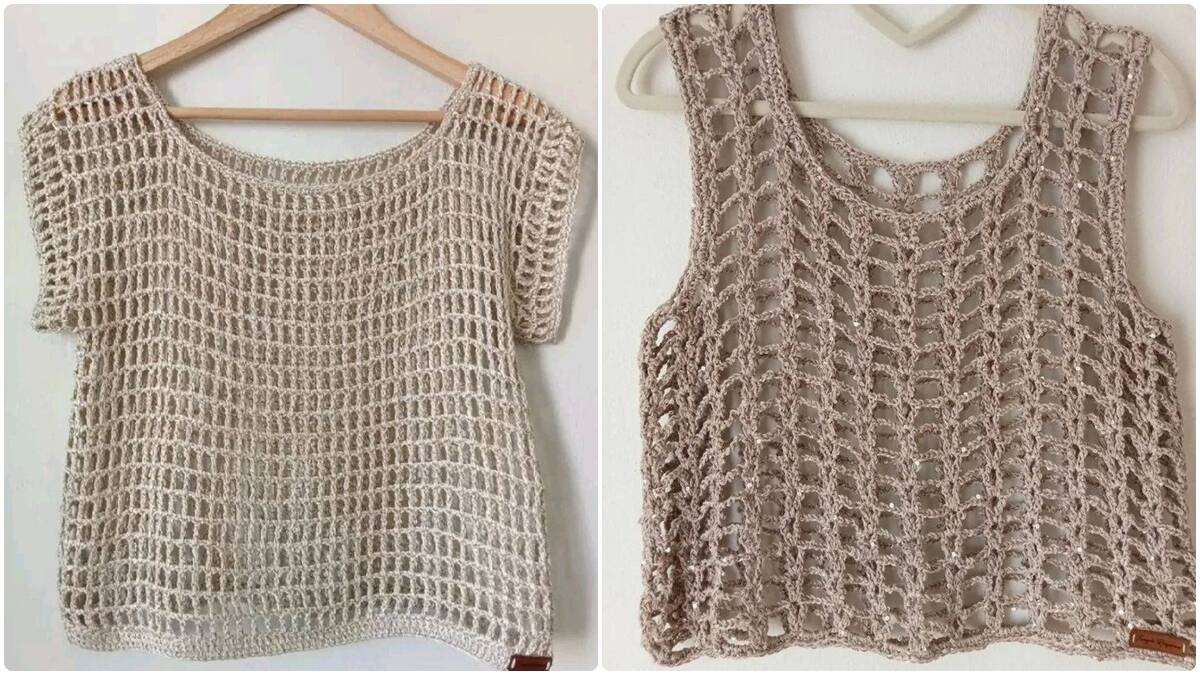 Blusas de Crochê Modernas: Estilo, Criatividade e Elegância!