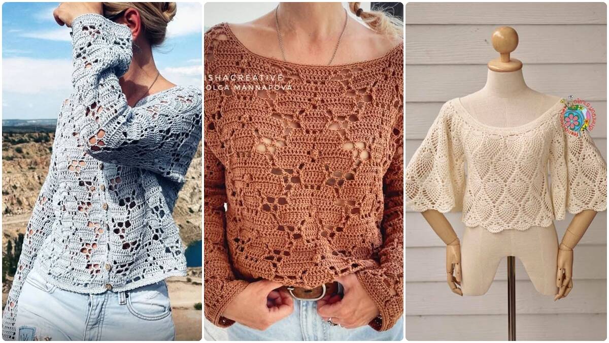Blusas de Crochê que Vão te Inspirar: Estilo, Arte e Originalidade em Cada Ponto!
