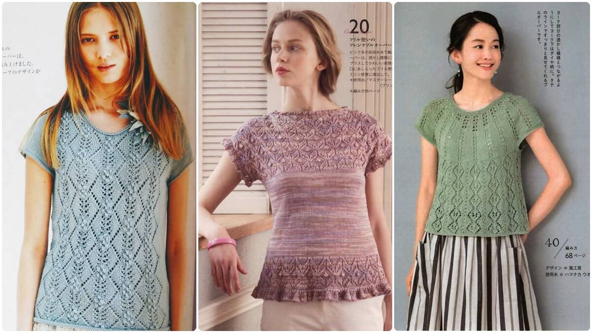 Blusas de Tricô: Crie Peças Elegantes, Charmosas e Confortáveis!