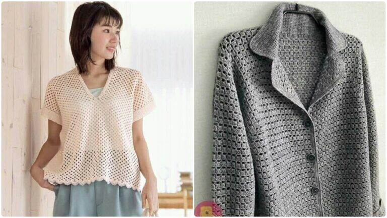 Blusas de Crochê Lindíssimas: Elegância e Estilo Moderno!