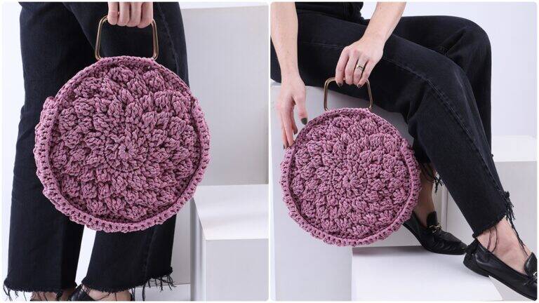 Bolsa de Crochê Brilho: Uma Peça Elegante e Exclusiva!