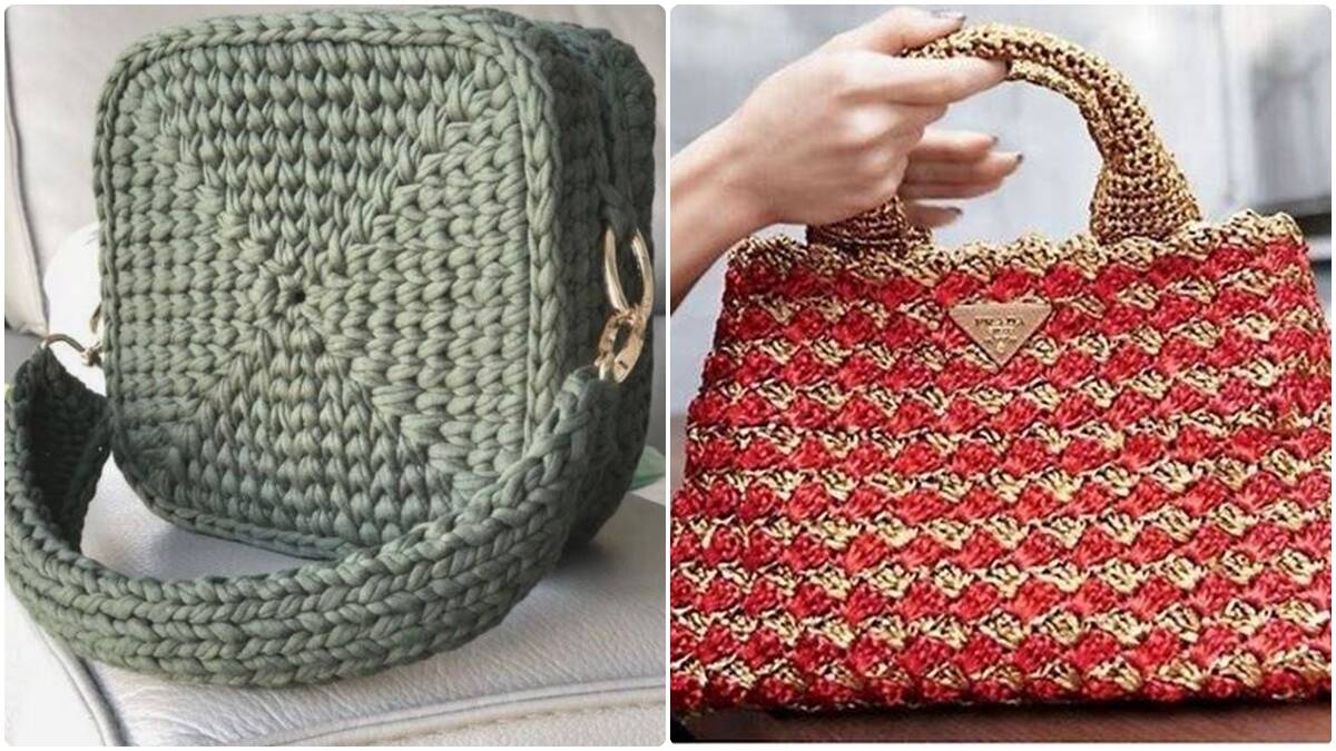 Bolsas de Crochê com Gráficos: Modelos que Contam Histórias!