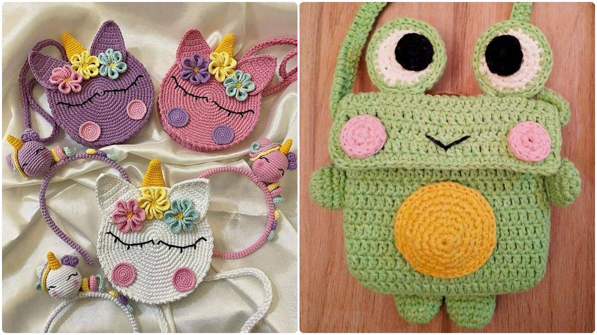 Bolsas de Crochê Infantil: Fofura Feita à Mão para as Suas Princesas!