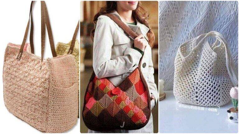Bolsas de Crochê Lindas para o Dia a Dia: Charme e Funcionalidade!