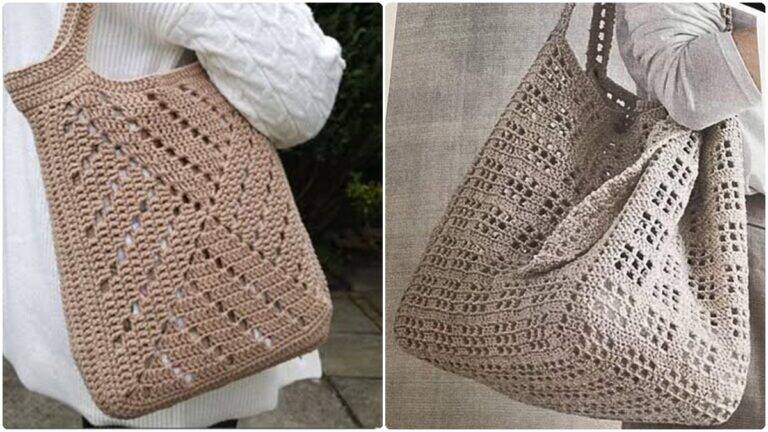 Bolsas de Crochê Simples com Gráficos: Crie Você Mesmo!
