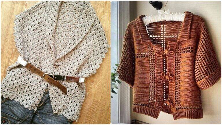 Casaquinhos de Crochê para o Frio: Aconchego e Estilo em Cada Ponto!