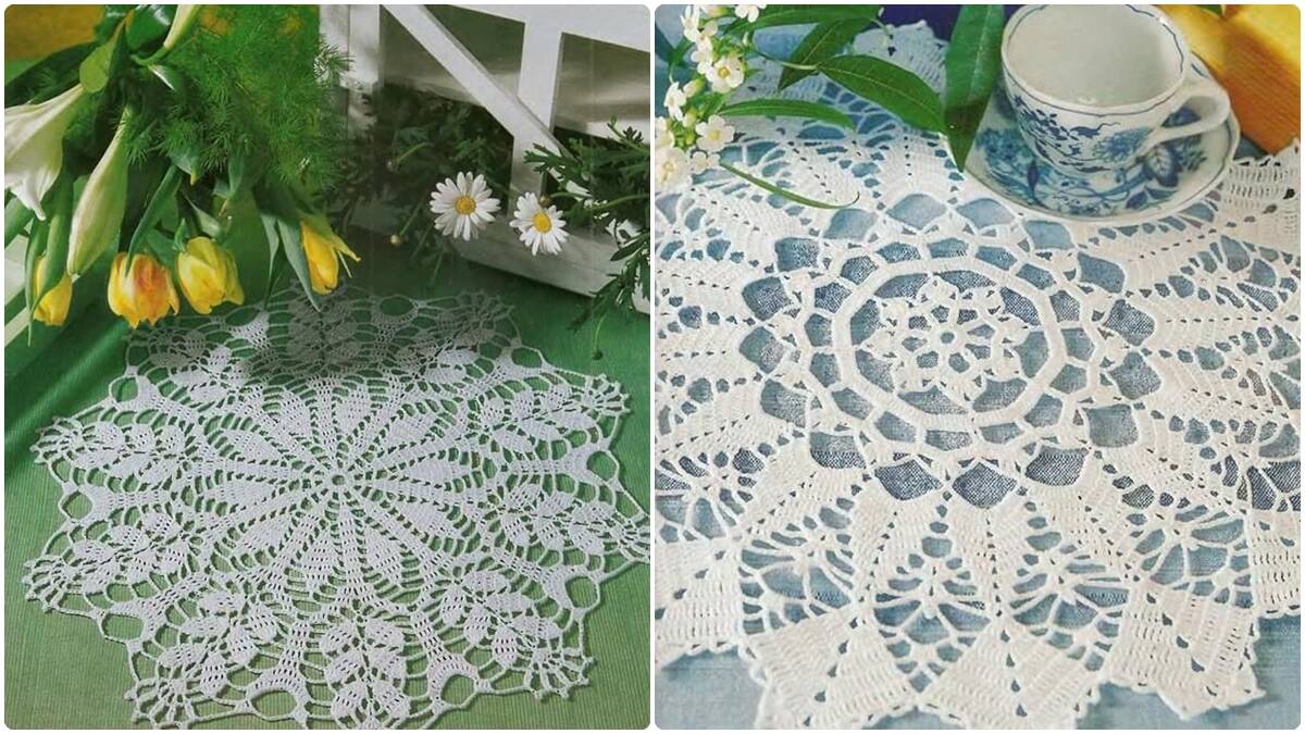 11 Centros de Mesa em Crochê: Charme e Elegância Para Sua Decoração!