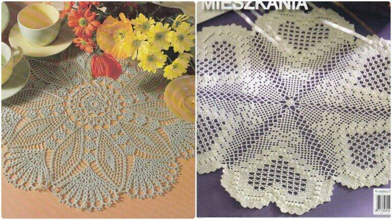 Centros de Mesa em Crochê: As Peças que Transformam a Sua Decoração!