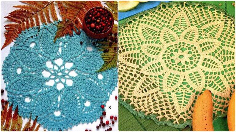 Centros de Mesa em Crochê: Encanto Artesanal que Transforma Qualquer Ambiente!