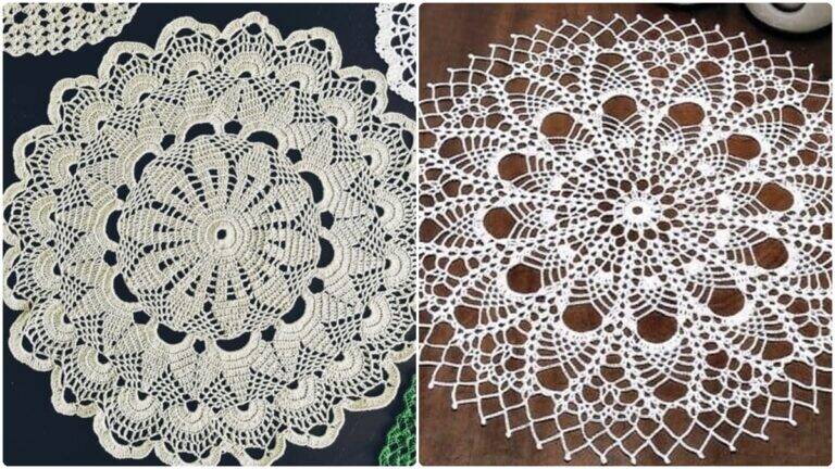 Centros de Mesa em Crochê com Gráficos para Deixar Sua Decoração Inesquecível!