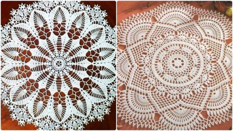 Veja Lindos Centros de Mesa em Crochê que Transformam Sua Decoração!