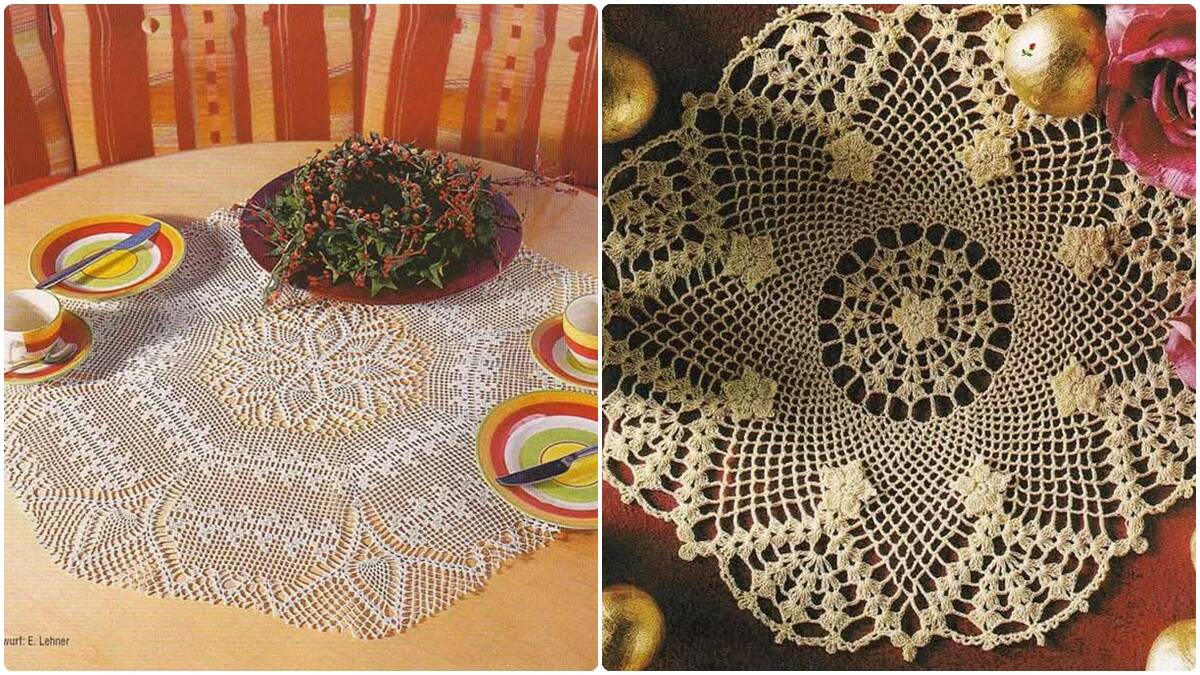 Centros de Mesa em Crochê: Se Inspire e Crie Peças Exclusivas que Encantam!