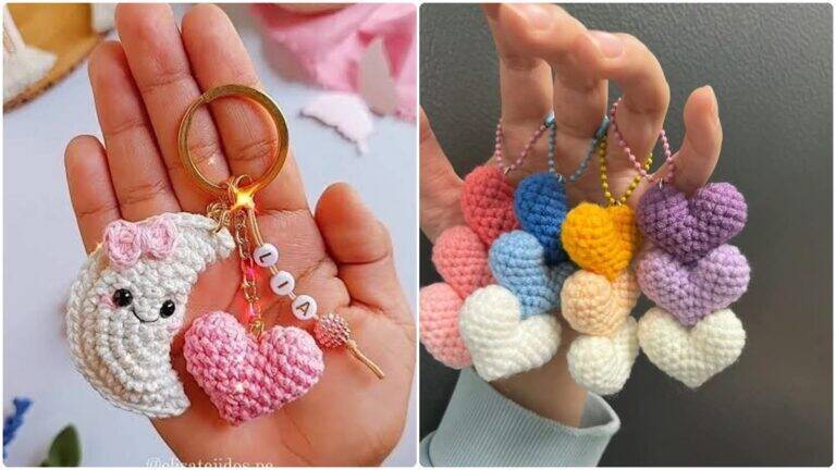 Chaveiros em Amigurumi: Pequenos Encantos Feitos à Mão!