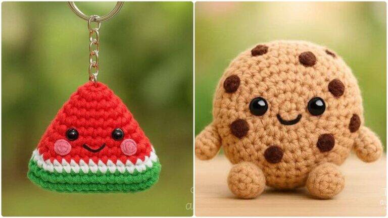 Chaveiros de Crochê e Amigurumi: Pequenos Encantos Que Conquistam!