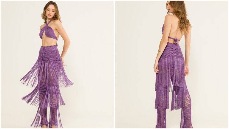 Conjunto de Crochê Simas: Estilo e Charme que Encantam!