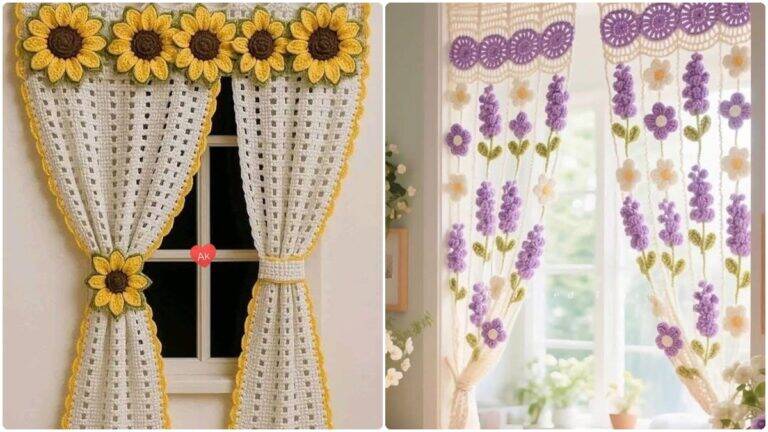 Cortinas de Crochê: Inspirações Para Transformar Sua Decoração!