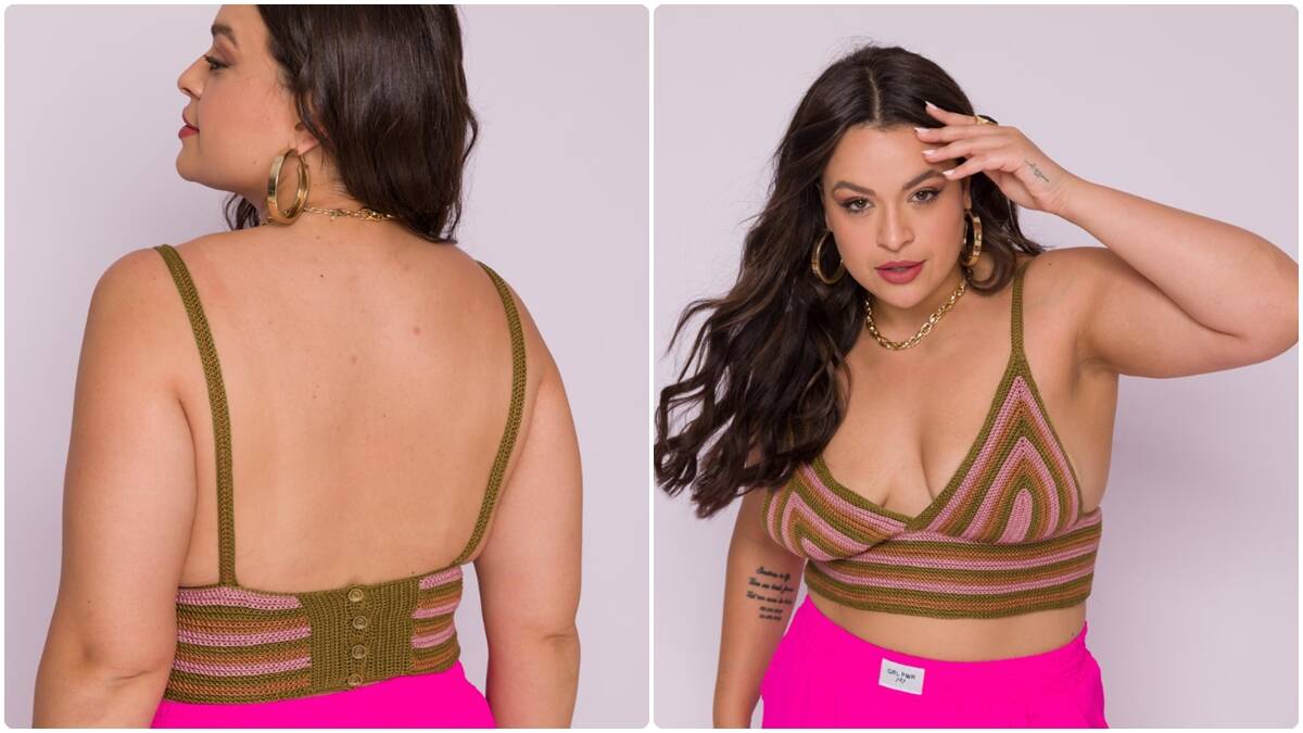 Cropped de Crochê Queen: Crie Essa Peça Linda e Leve!
