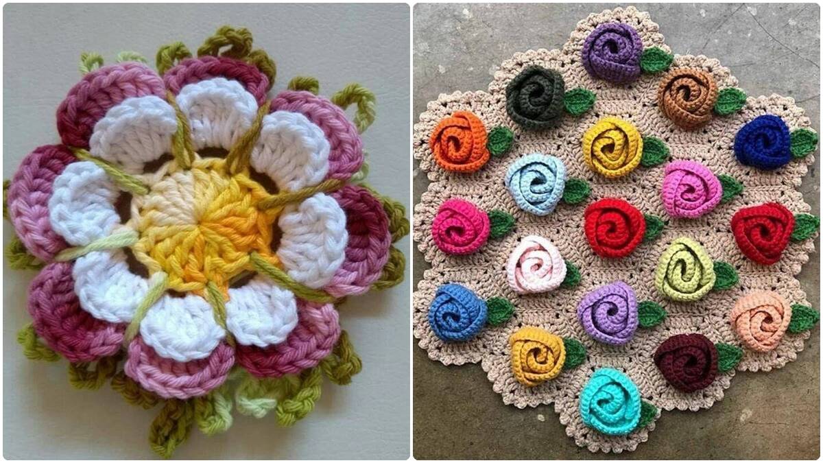 Flores de Crochê: Encante-se com o Charme e a Criatividade Dessa Arte!