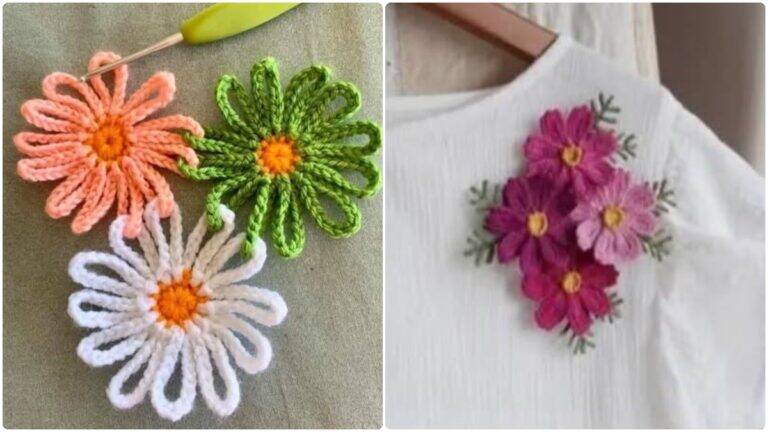 Flores de Crochê: Pequenos Encantos que Transformam Tudo ao Seu Redor!