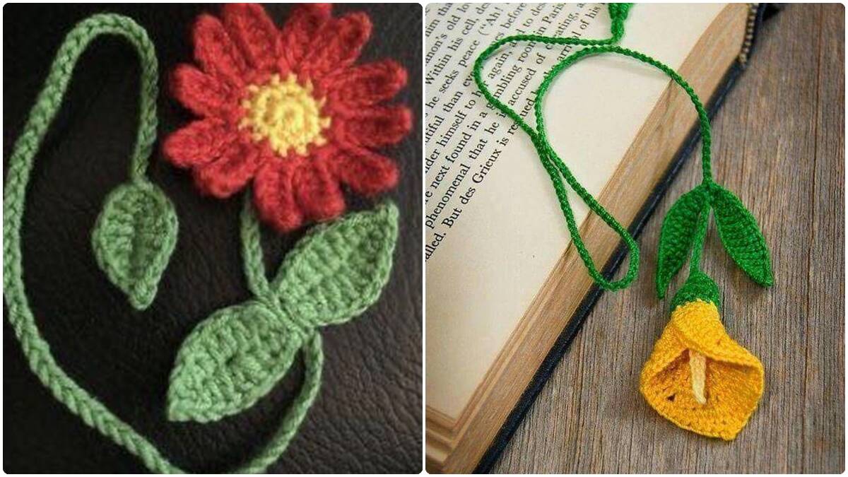 Marcadores de Páginas em Crochê: Delicadeza Para os Amantes da Leitura!