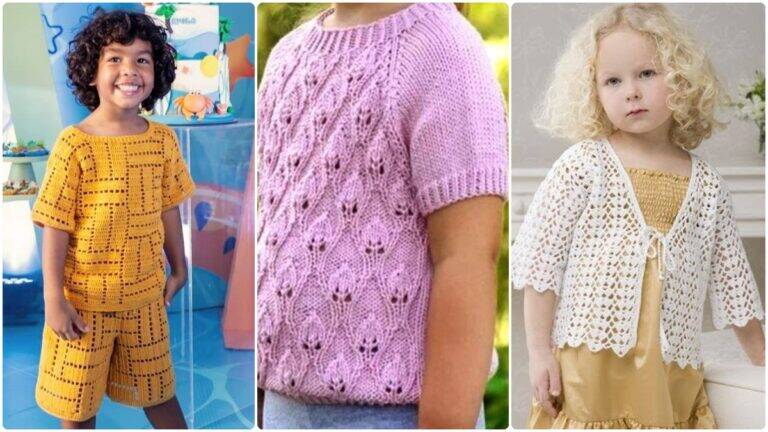 Moda Infantil com Crochê e Tricô: Charme, Conforto e Carinho!