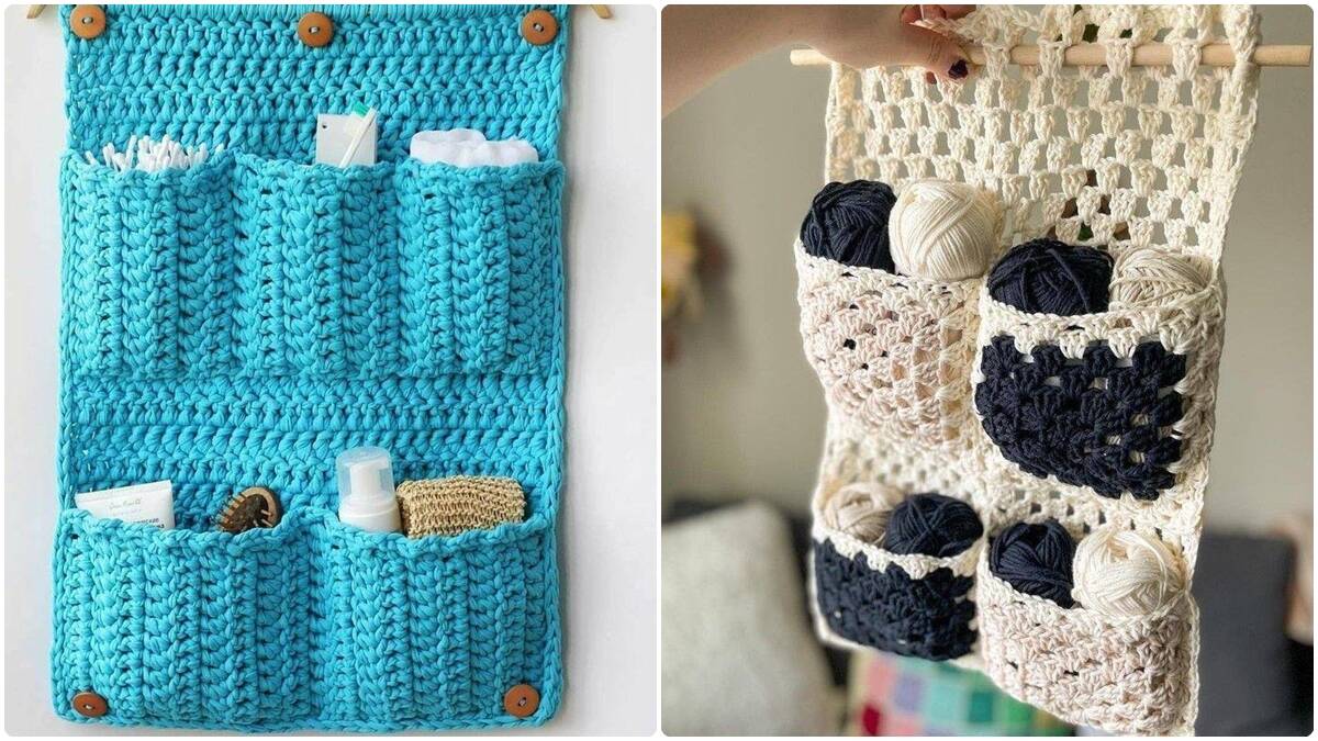 Organizadores em Crochê: Decoração Funcional e Charmosa!