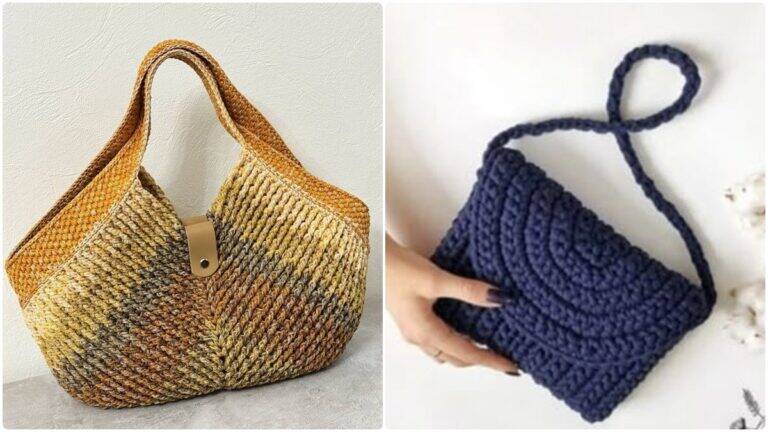 Bolsas de Crochê: Crie Peças e Transforme o Seu Estilo com Artesanato!
