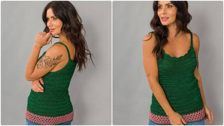 Regata de Crochê Slim: Crie Uma Peça Linda e Casual!