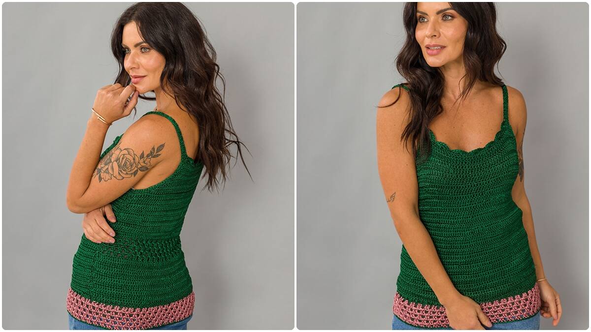Regata de Crochê Slim: Crie Uma Peça Linda e Casual!