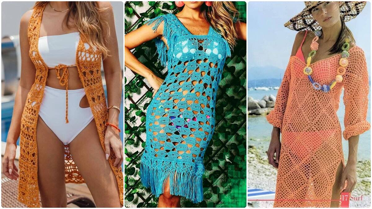 Saídas de Praia em Crochê com Gráficos: Charme nas Cidades Praianas!