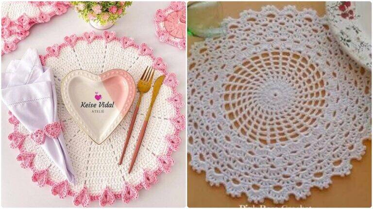 Sousplats de Crochê: O Detalhe que Transforma Qualquer Mesa!
