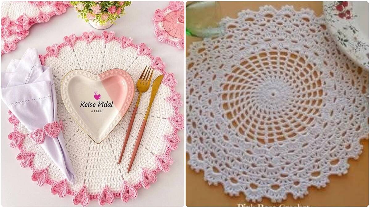 Sousplats de Crochê: O Detalhe que Transforma Qualquer Mesa!