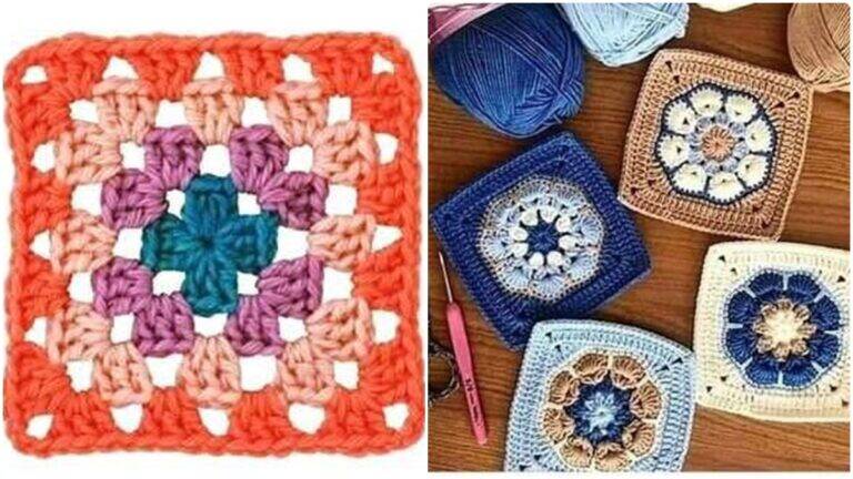 Squares de Crochê com Gráficos: Veja o Guia Completo e Use Sua Criatividade!