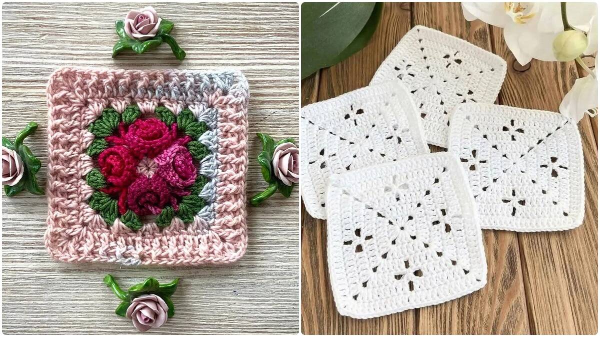 15 Squares de Crochê: Transforme as Suas Peças com Criatividade e Estilo!