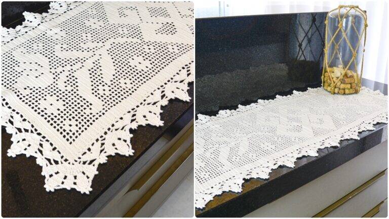 Trilho de Mesa em Crochê Seda: Aprenda a Criar essa Peça Linda!