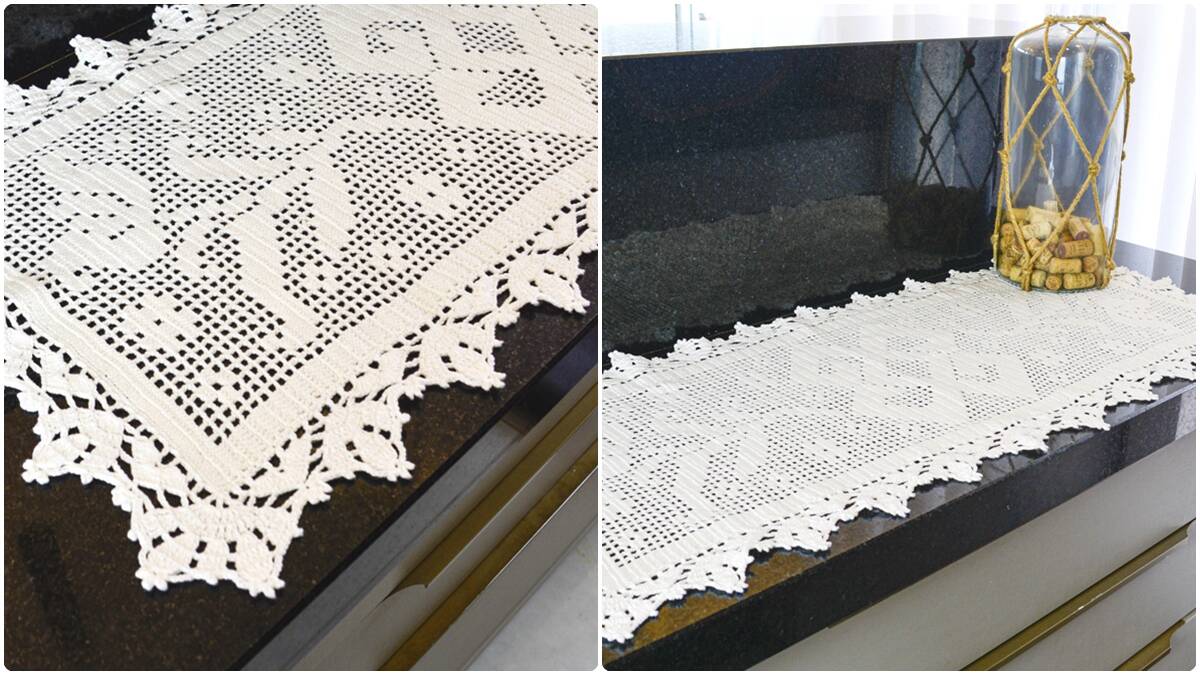 Trilho de Mesa em Crochê Seda: Aprenda a Criar essa Peça Linda!