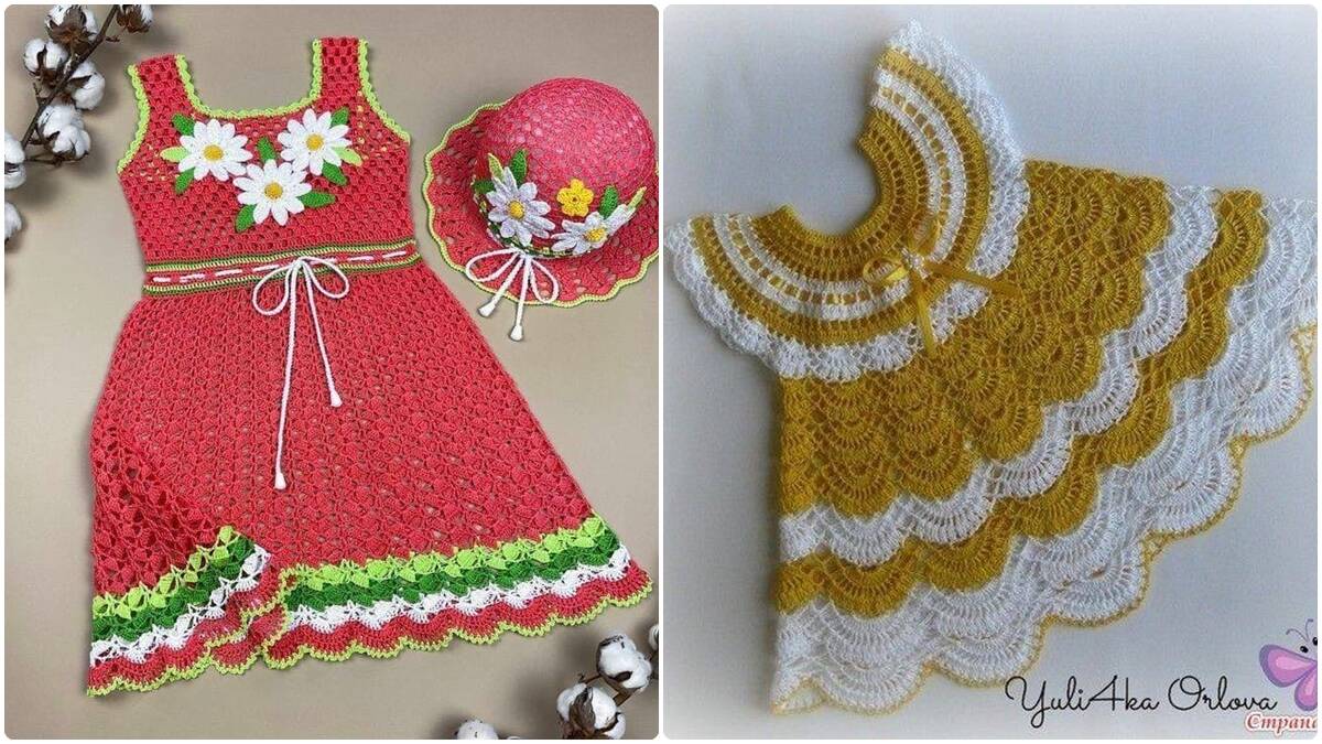 Vestidos de Crochê Infantil: Modelos Charmosos e Elegantes!
