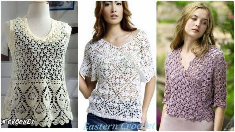 12 Blusas de Crochê: Estilo que Veste Arte em Cada Fio!